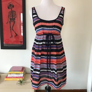 Milly Cabana Striped Beach Coverup Size Small